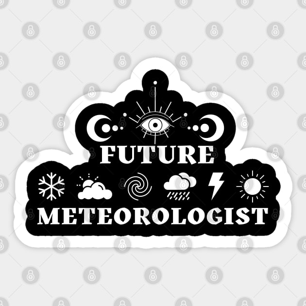 Funny Weather Forecasting - Future Meteorologist Sticker by JunThara